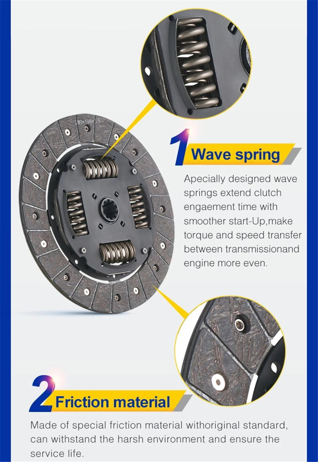 Auto Clutch Kits/Clutch Disc/Clutch Cover/Clutch Release Bearing Assembly for Isuzu/ Mitsubishi/ Hino/Mercedes-Benz/Volvo/Man/Scania/Renault/Daf/China Factory